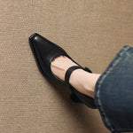 Claya Genuine Leather Heels