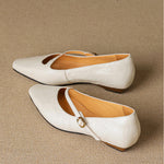 Elaria Genuine Leather Mary Jane Pumps