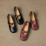 Etta Genuine Leather Mary Jane Pumps