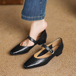 Maira Genuine Leather Heels