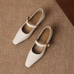 Kelly Genuine Leather Mary Jane Pumps