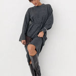 Marielle | Chunky Knit Sweater Dress
