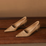 Revia Genuine Leather Heels