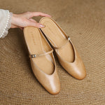Marvyn Genuine Leather Mules