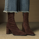 Alora Genuine Suede Boots