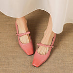Rosalie Genuine Leather Mary Jane Pumps