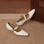 Kelly Genuine Leather Mary Jane Pumps