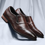 Denvor Textured Leather Dress Shoes