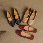 Leva Genuine Leather Flats