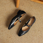 Maira Genuine Leather Heels