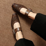 Daria Genuine Leather Mary-Jane Pumps