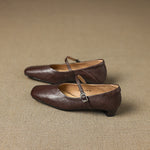 Ayra Genuine Leather Flats