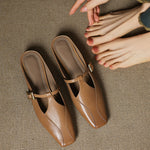 Keva Genuine Leather Mules