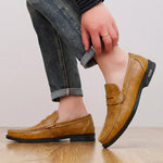 Alden Cowhide Leather Moc-Toe Loafers