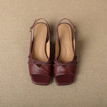 Emilia Genuine Leather Slingback Sandals