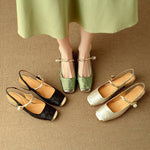 Galene Leather Heels