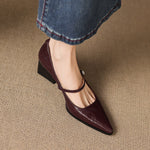 Orvia Genuine Leather Heels