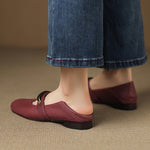 Etta Genuine Leather Mary Jane Pumps