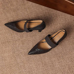 Cyra Genuine Leather Heels