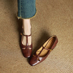 Elora Genuine Leather Heels