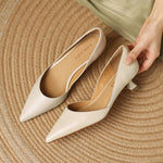 Carlen Genuine Leather Heels