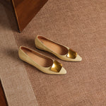 Relia Genuine Leather Flats