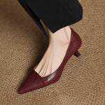 Nia Genuine Leather Heels