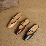 Marvyn Genuine Leather Mules