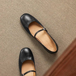 Seren Genuine Leather Flats