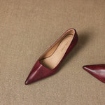 Revia Genuine Leather Heels