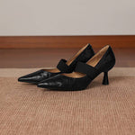 Cyra Genuine Leather Heels