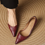 Carlen Genuine Leather Heels