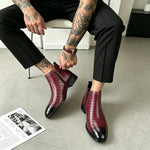 Elver Genuine Leather Chelsea Boots