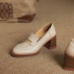 Zivra Genuine Leather Heels