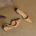 Elle Genuine Leather Heels