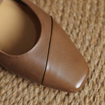 Clarette Genuine Leather Heels