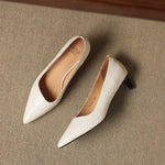 Avia Genuine Leather Pointed-Toe Heels