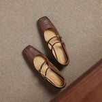 Orik Genuine Leather Flats
