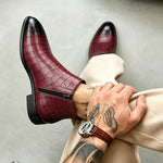 Elver Genuine Leather Chelsea Boots