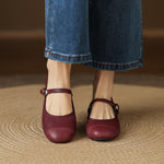Sela Genuine Leather Flats