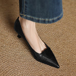 Nia Genuine Leather Heels