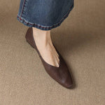 Darsi Genuine Leather Flats