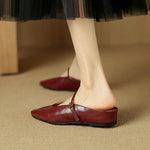 Kiro Genuine Leather Mules