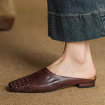 Dalvi Genuine Leather Mules
