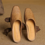 Dalvi Genuine Leather Mules