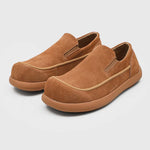 Milo Cowhide Slip-On Suede Shoes