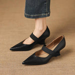 Tiera Genuine Leather Heels