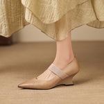 Tiera Genuine Leather Heels