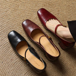 Lenara Genuine Leather Heels