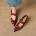 Tiera Genuine Leather Heels